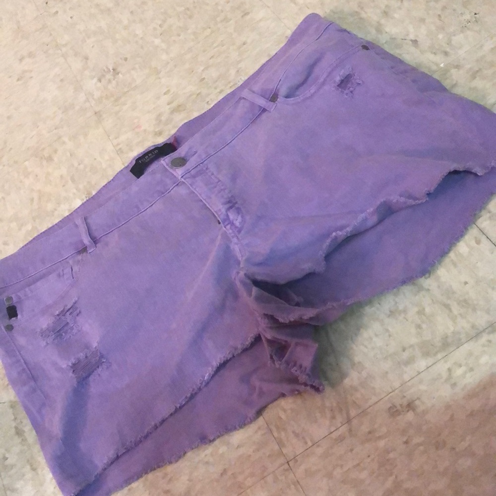 Purple shorts